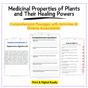 Medicinal Plants Worksheet