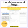 Conservation of Energy Worksheet