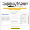 Thunderstorms Worksheet