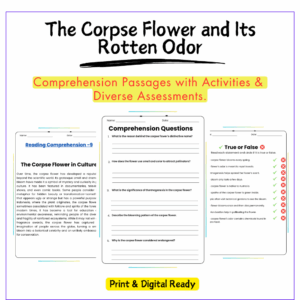 Corpse Flower Worksheet