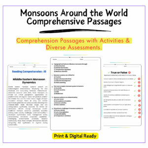 Monsoons Worksheet