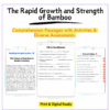Bamboo Growth Worksheet