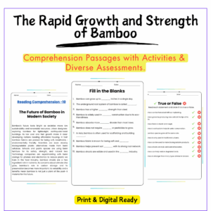 Bamboo Growth Worksheet