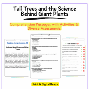 Tall Trees Worksheet
