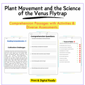 Venus Flytrap Movement Worksheet