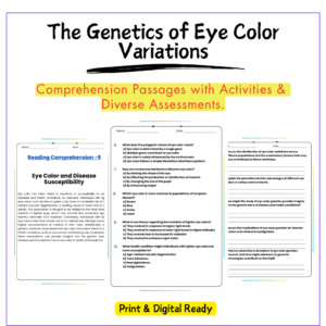 Eye Color Genetics Worksheet