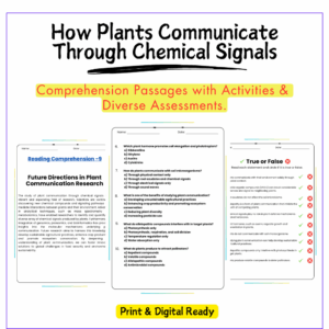 Plant Chemical Signals Worksheet