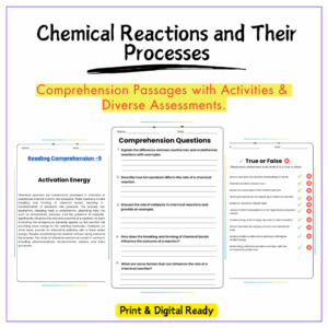 Chemical Reactions Worksheet