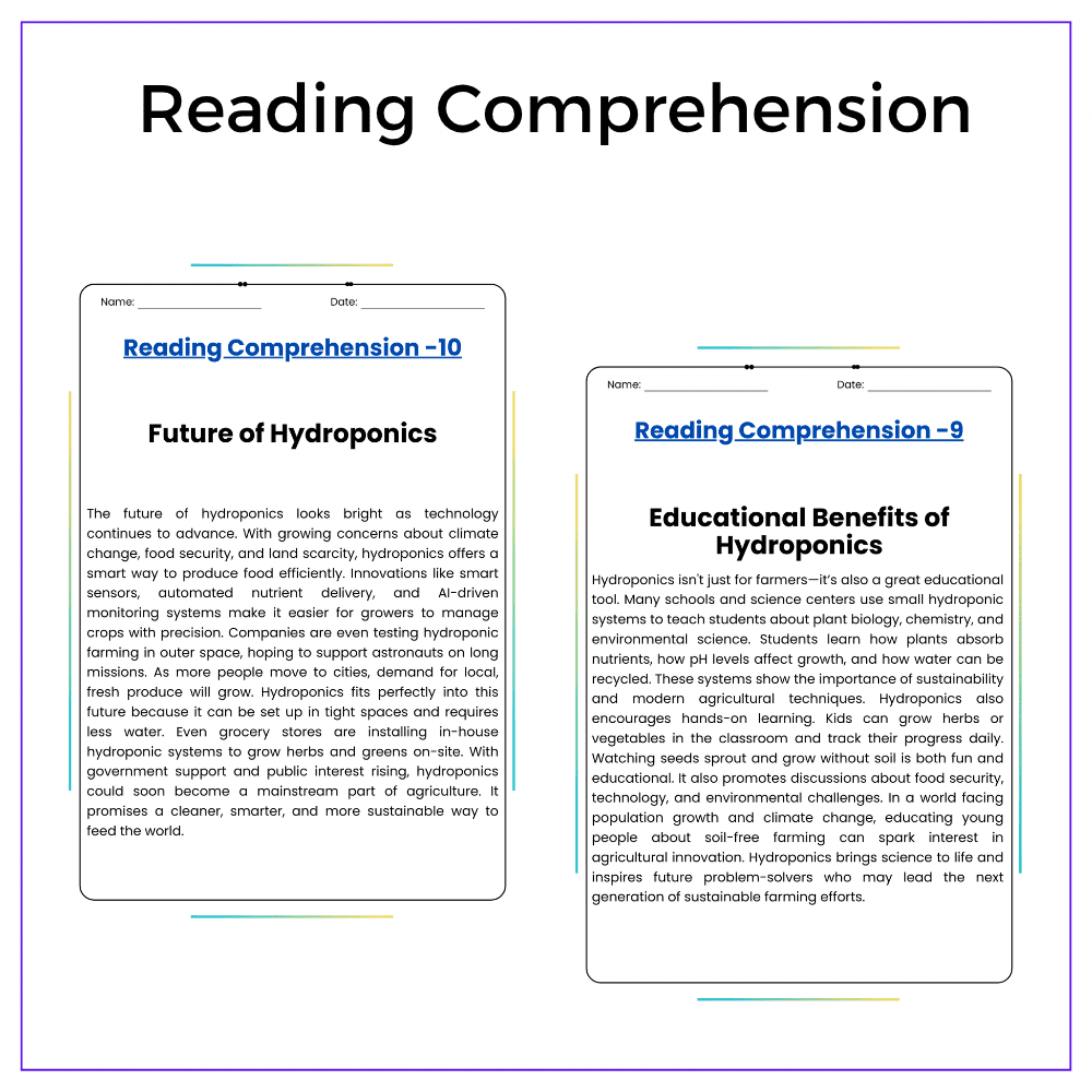 Hydroponics Worksheet - Image 2