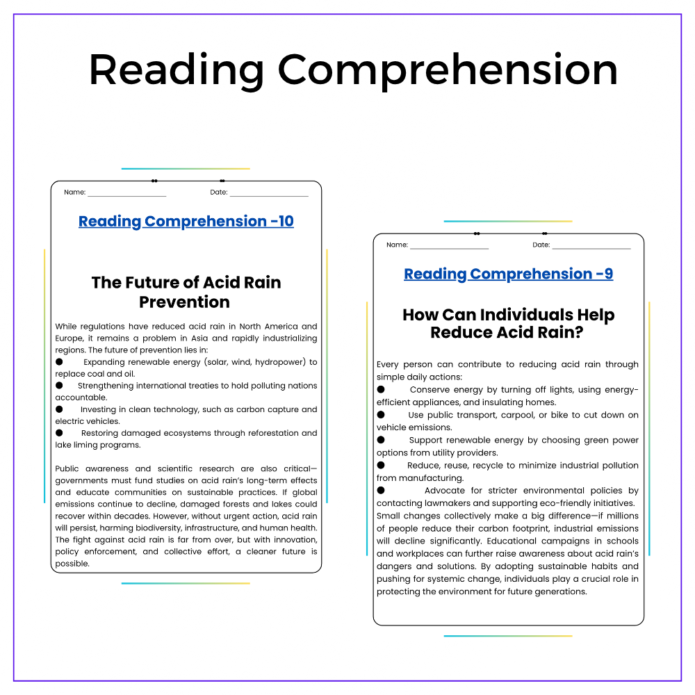 Acid Rain Worksheet - Image 6