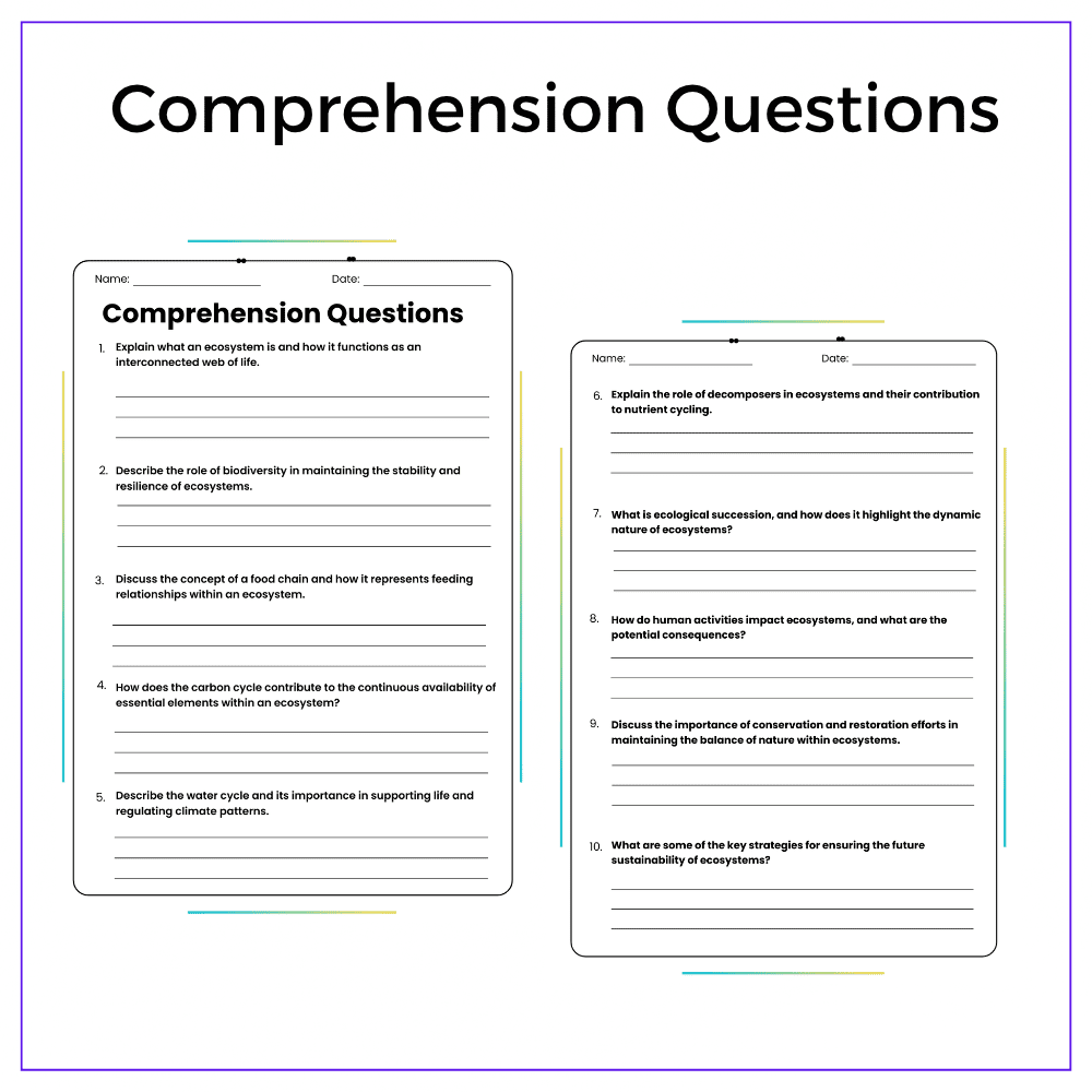 Balance of Nature Worksheet - Image 5