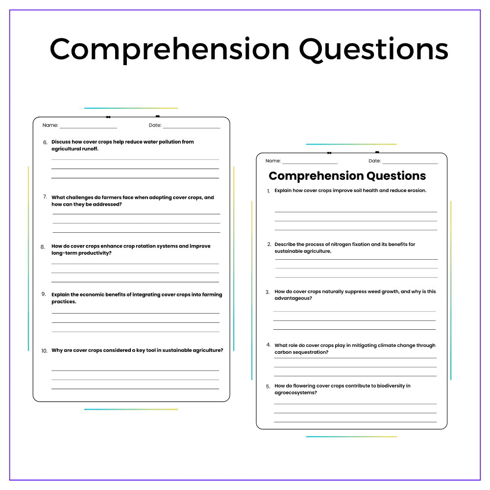 Cover Crops Worksheet - Image 4