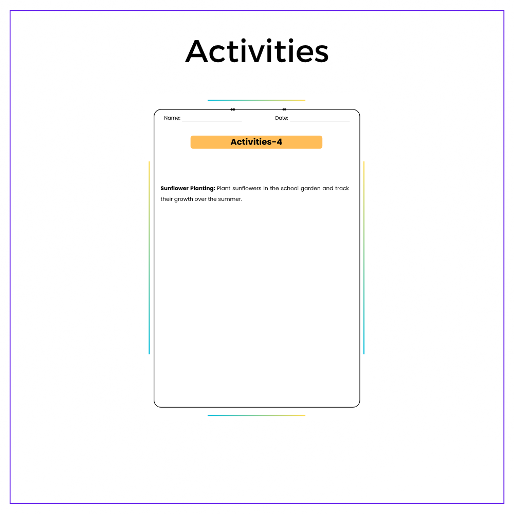 Seasonal Fruits & Flowers Worksheet - Image 7