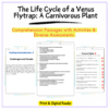 Venus Flytrap Life Cycle Worksheet