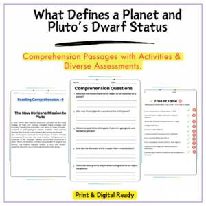What Defines a Planet Worksheet