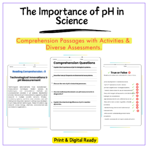 Importance of pH Worksheet