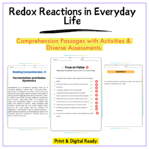 Redox Reactions Worksheet