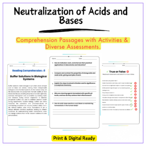 Neutralization Reactions Worksheet