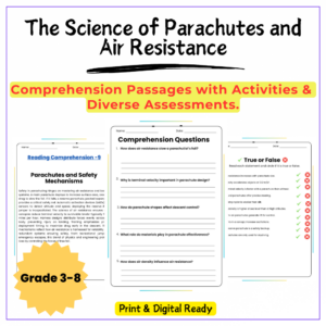 Parachute Science Worksheet