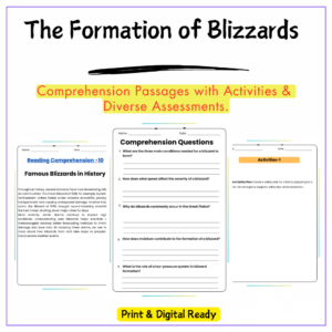 Blizzard Formation Worksheet
