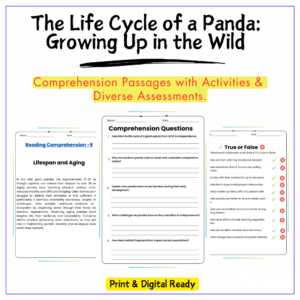 Panda Life Cycle Worksheet