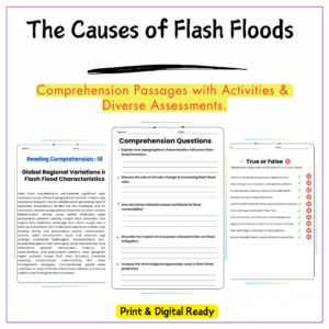 Flash Flood Causes Worksheet
