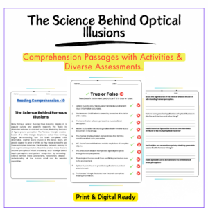 Optical Illusions Worksheet