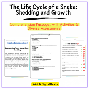 Snake Life Cycle Worksheet
