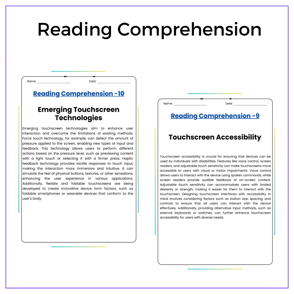 Touchscreen Science Worksheet - Image 2