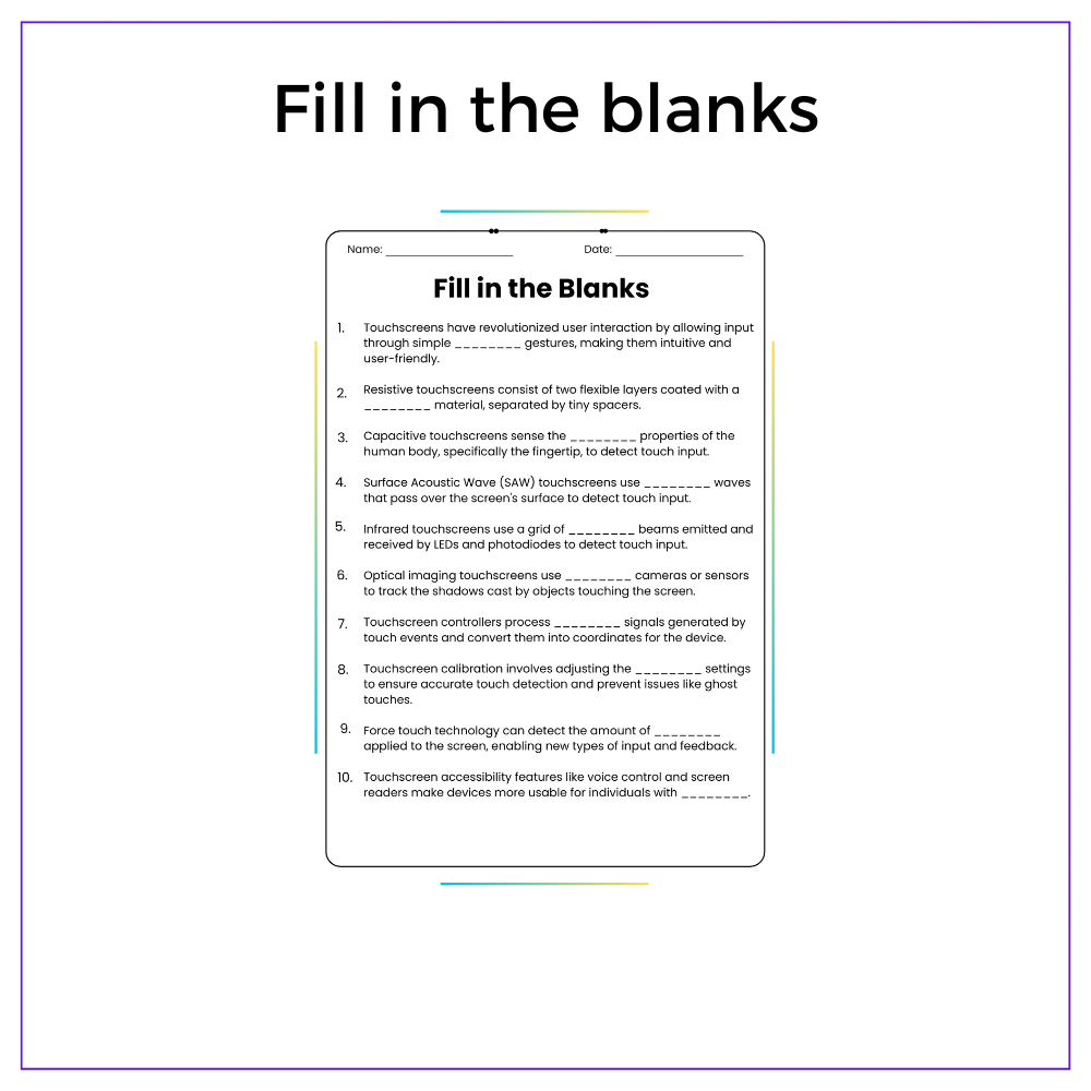 Touchscreen Science Worksheet - Image 4