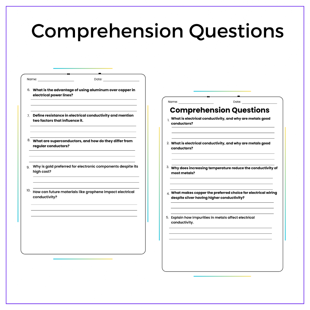 Metal Conductivity Worksheet - Image 5