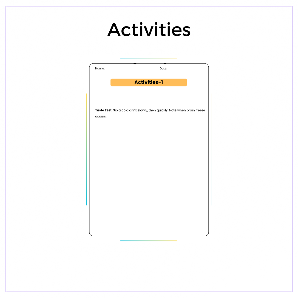 Brain Freeze Worksheet - Image 7