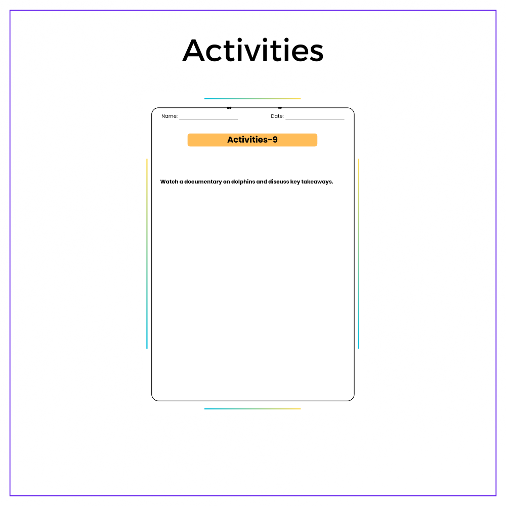 Dolphin Life Cycle Worksheet - Image 7